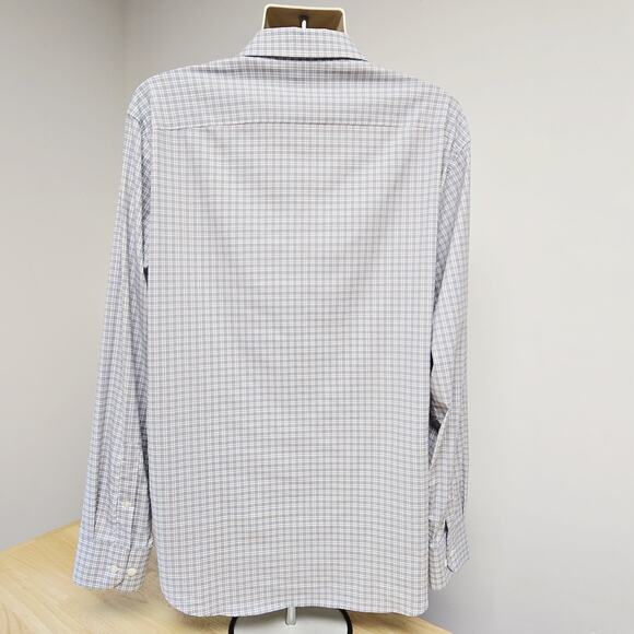 Bonobos Shirt Mens Size XXL Performance Stretch Plaid Button Front Long Sleeve - Picture 4 of 8